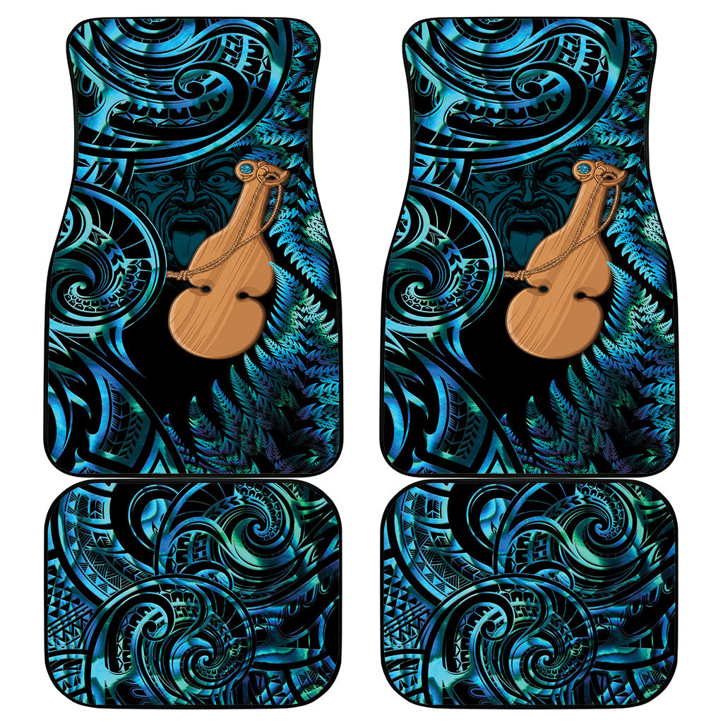 Kotiate New Zealand Car Mats Maori Weapon Paua Shell Haka Fern LT14 - Polynesian Pride