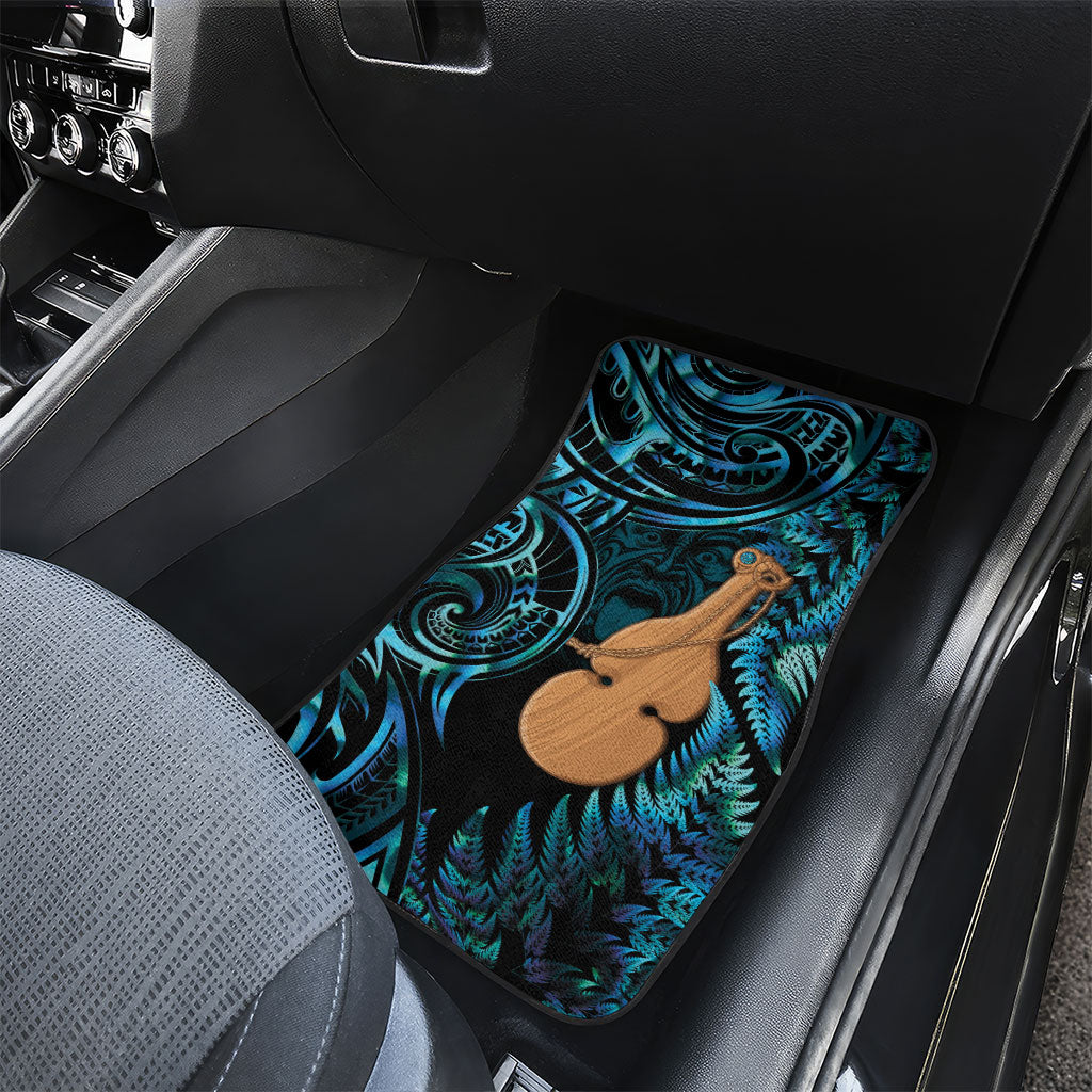 Kotiate New Zealand Car Mats Maori Weapon Paua Shell Haka Fern LT14 - Polynesian Pride