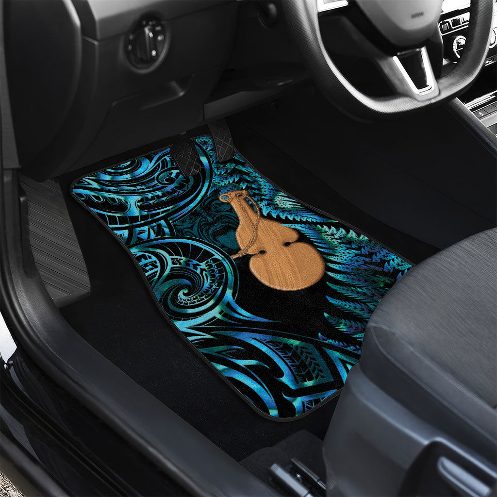 Kotiate New Zealand Car Mats Maori Weapon Paua Shell Haka Fern LT14 - Polynesian Pride
