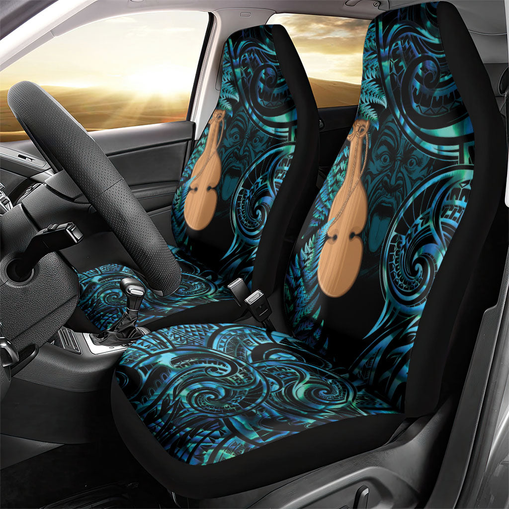 Kotiate New Zealand Car Seat Cover Maori Weapon Paua Shell Haka Fern LT14 - Polynesian Pride