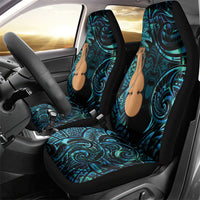 Kotiate New Zealand Car Seat Cover Maori Weapon Paua Shell Haka Fern LT14 - Polynesian Pride