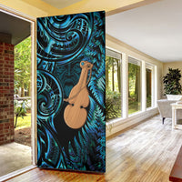 Kotiate New Zealand Door Cover Maori Weapon Paua Shell Haka Fern LT14 - Polynesian Pride
