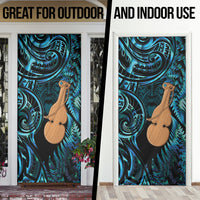Kotiate New Zealand Door Cover Maori Weapon Paua Shell Haka Fern LT14 - Polynesian Pride