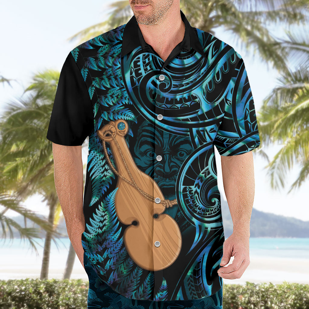 Kotiate New Zealand Hawaiian Shirt Maori Weapon Paua Shell Haka Fern LT14 - Polynesian Pride