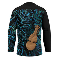 Kotiate New Zealand Hockey Jersey Maori Weapon Paua Shell Haka Fern LT14 - Polynesian Pride