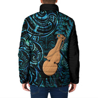 Kotiate New Zealand Padded Jacket Maori Weapon Paua Shell Haka Fern LT14 - Polynesian Pride