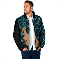 Kotiate New Zealand Padded Jacket Maori Weapon Paua Shell Haka Fern LT14 - Polynesian Pride