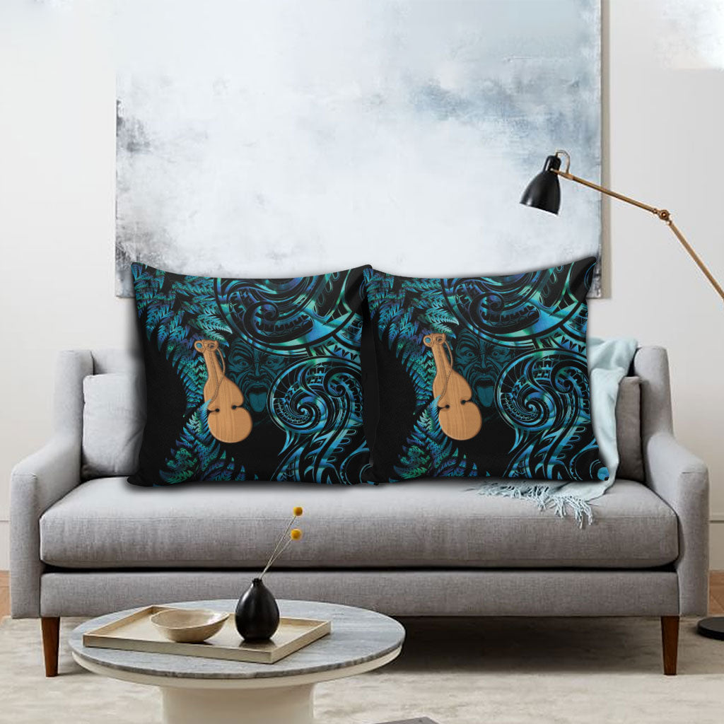 Kotiate New Zealand Pillow Cover Maori Weapon Paua Shell Haka Fern LT14 - Polynesian Pride