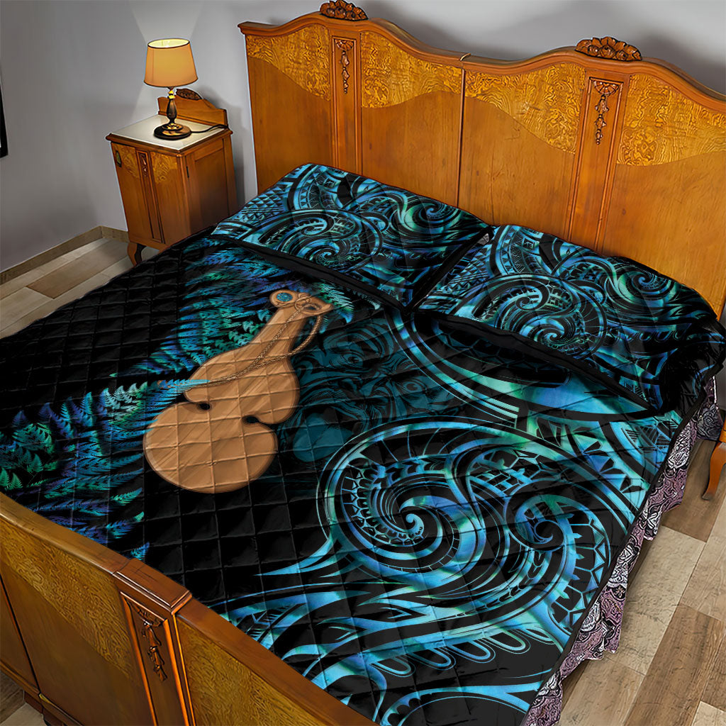 Kotiate New Zealand Quilt Bed Set Maori Weapon Paua Shell Haka Fern LT14 - Polynesian Pride