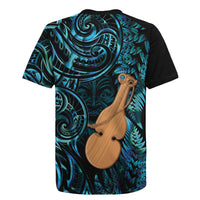 Kotiate New Zealand Rugby Jersey Maori Weapon Paua Shell Haka Fern LT14 - Polynesian Pride
