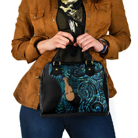 Kotiate New Zealand Shoulder Handbag Maori Weapon Paua Shell Haka Fern LT14 - Polynesian Pride