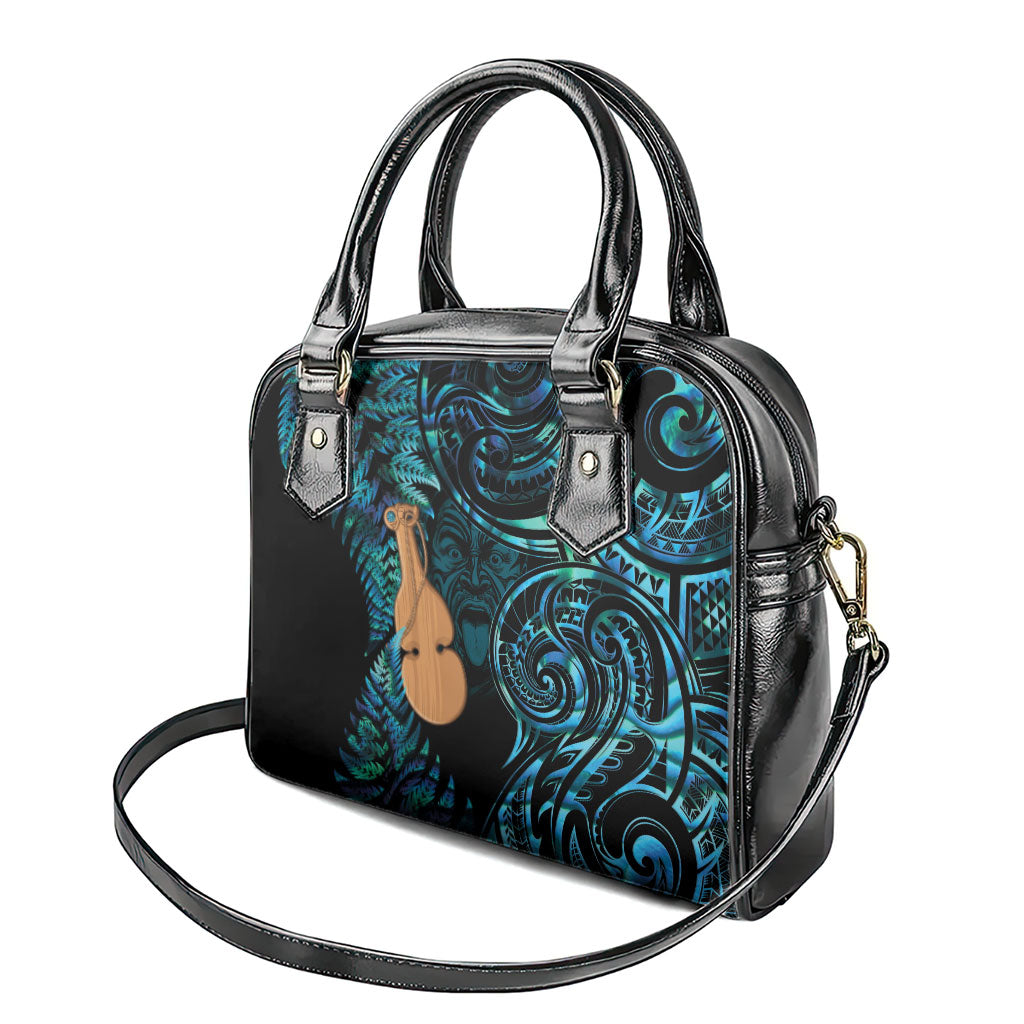 Kotiate New Zealand Shoulder Handbag Maori Weapon Paua Shell Haka Fern LT14 - Polynesian Pride