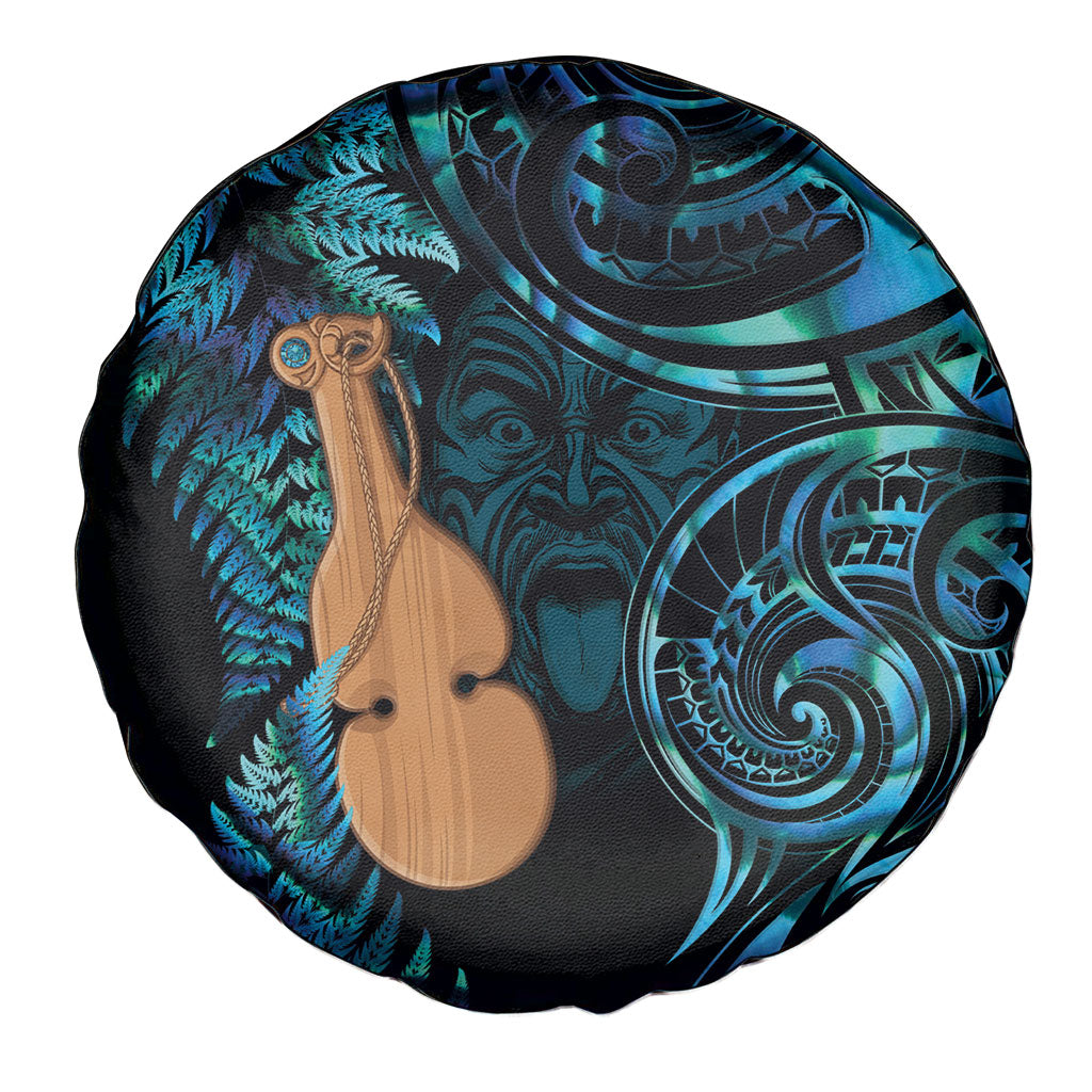 Kotiate New Zealand Spare Tire Cover Maori Weapon Paua Shell Haka Fern LT14 - Polynesian Pride