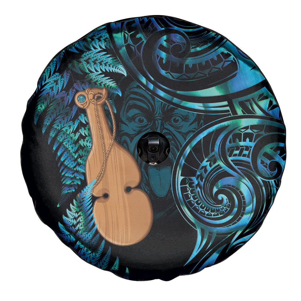 Kotiate New Zealand Spare Tire Cover Maori Weapon Paua Shell Haka Fern LT14 - Polynesian Pride