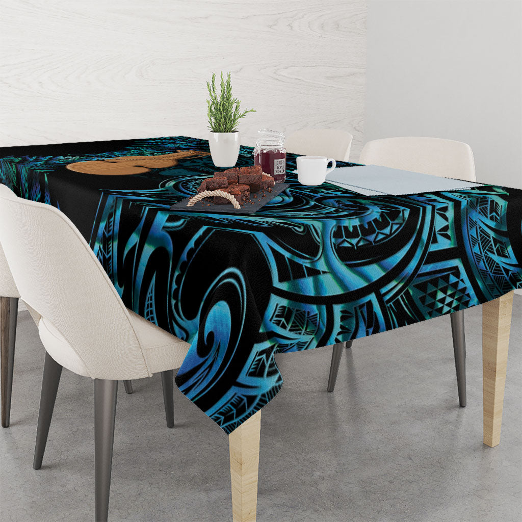 Kotiate New Zealand Tablecloth Maori Weapon Paua Shell Haka Fern LT14 - Polynesian Pride
