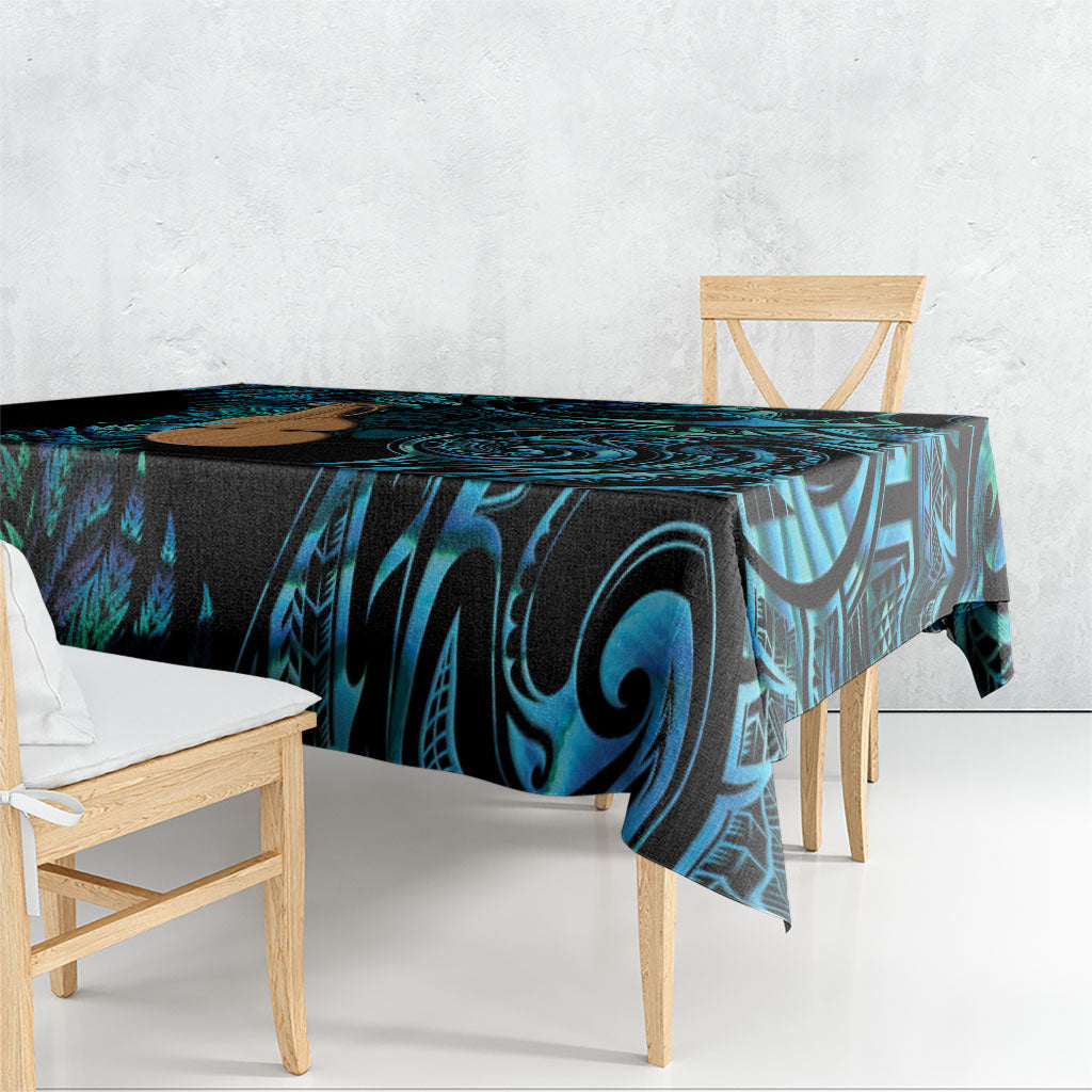 Kotiate New Zealand Tablecloth Maori Weapon Paua Shell Haka Fern LT14 - Polynesian Pride