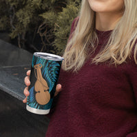 Kotiate New Zealand Tumbler Cup Maori Weapon Paua Shell Haka Fern LT14 - Polynesian Pride