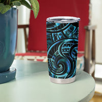 Kotiate New Zealand Tumbler Cup Maori Weapon Paua Shell Haka Fern LT14 - Polynesian Pride