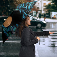 Kotiate New Zealand Umbrella Maori Weapon Paua Shell Haka Fern LT14 - Polynesian Pride
