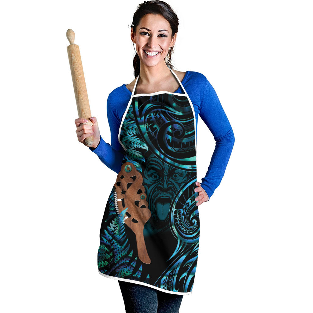 Maripi New Zealand Apron Maori Weapon Paua Shell Haka Fern LT14 - Polynesian Pride
