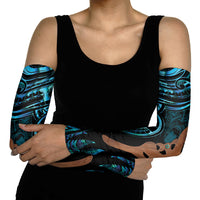 Maripi New Zealand Arm Sleeves Maori Weapon Paua Shell Haka Fern LT14 - Polynesian Pride