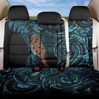 Maripi New Zealand Back Car Seat Cover Maori Weapon Paua Shell Haka Fern LT14 One Size Turquoise - Polynesian Pride