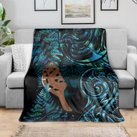 Maripi New Zealand Blanket Maori Weapon Paua Shell Haka Fern LT14 - Polynesian Pride