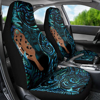 Maripi New Zealand Car Seat Cover Maori Weapon Paua Shell Haka Fern LT14 - Polynesian Pride
