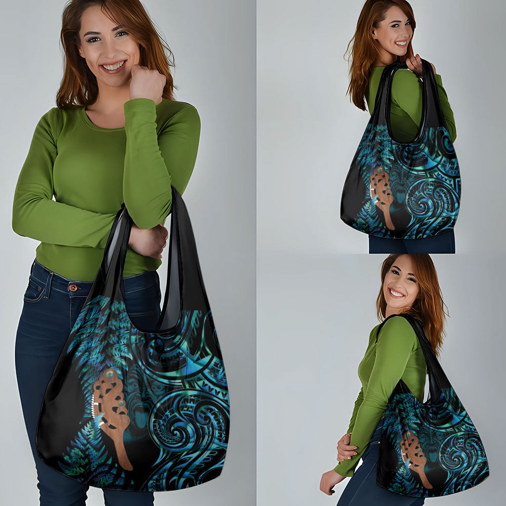 Maripi New Zealand Grocery Bag Maori Weapon Paua Shell Haka Fern LT14 - Polynesian Pride