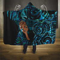 Maripi New Zealand Hooded Blanket Maori Weapon Paua Shell Haka Fern LT14 - Polynesian Pride