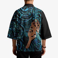 Maripi New Zealand Kimono Maori Weapon Paua Shell Haka Fern LT14 - Polynesian Pride