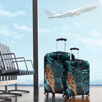 Maripi New Zealand Luggage Cover Maori Weapon Paua Shell Haka Fern LT14 - Polynesian Pride