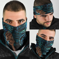 Maripi New Zealand Neck Gaiter Maori Weapon Paua Shell Haka Fern LT14 - Polynesian Pride