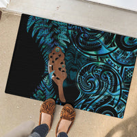 Maripi New Zealand Rubber Doormat Maori Weapon Paua Shell Haka Fern LT14 - Polynesian Pride