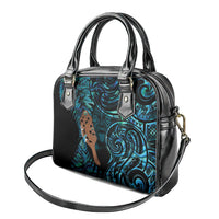 Maripi New Zealand Shoulder Handbag Maori Weapon Paua Shell Haka Fern LT14 - Polynesian Pride