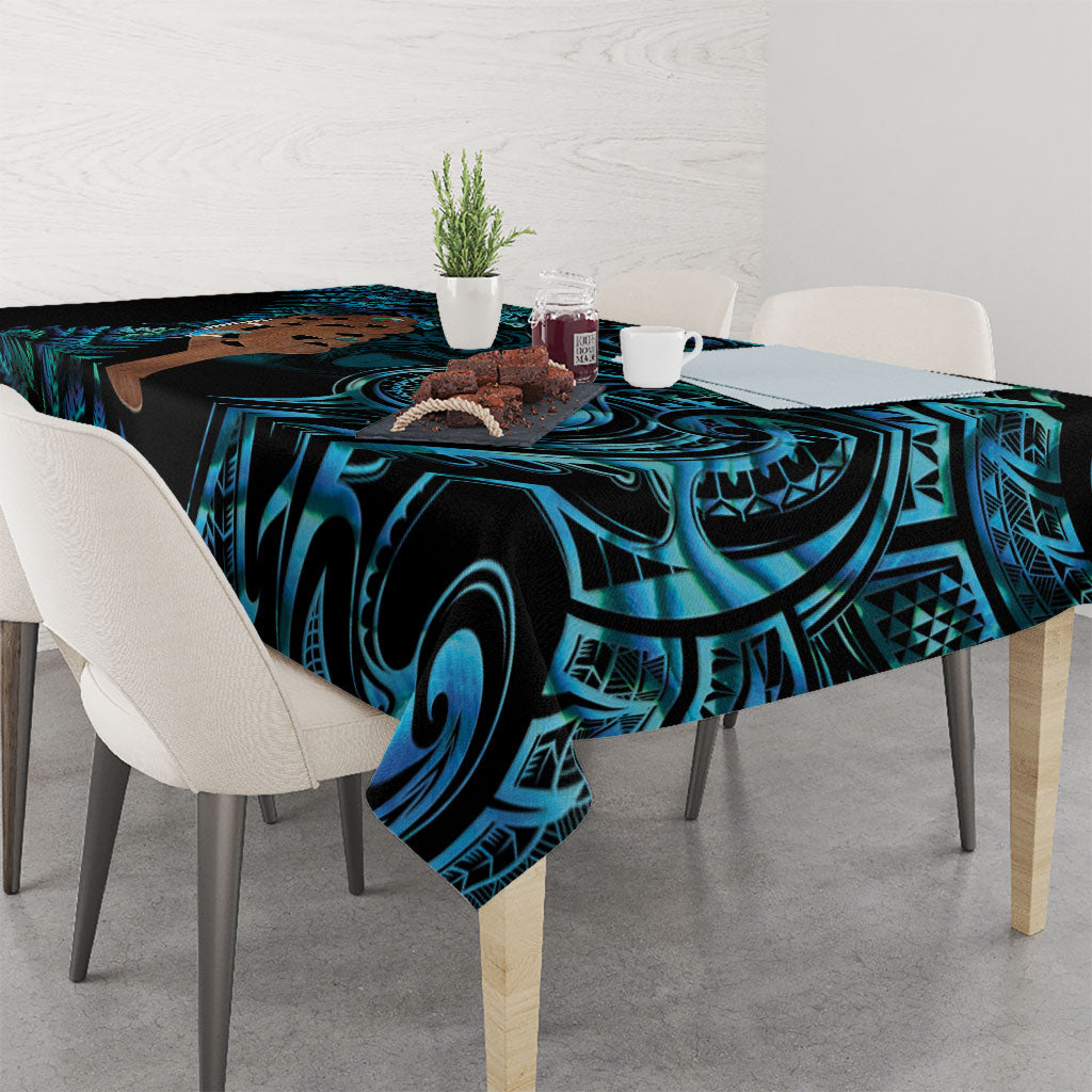 Maripi New Zealand Tablecloth Maori Weapon Paua Shell Haka Fern LT14 - Polynesian Pride