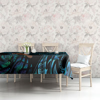 Maripi New Zealand Tablecloth Maori Weapon Paua Shell Haka Fern LT14 - Polynesian Pride