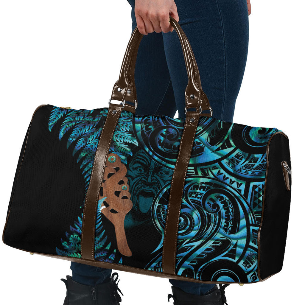 Maripi New Zealand Travel Bag Maori Weapon Paua Shell Haka Fern LT14 - Polynesian Pride