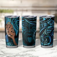 Maripi New Zealand Tumbler Cup Maori Weapon Paua Shell Haka Fern LT14 - Polynesian Pride