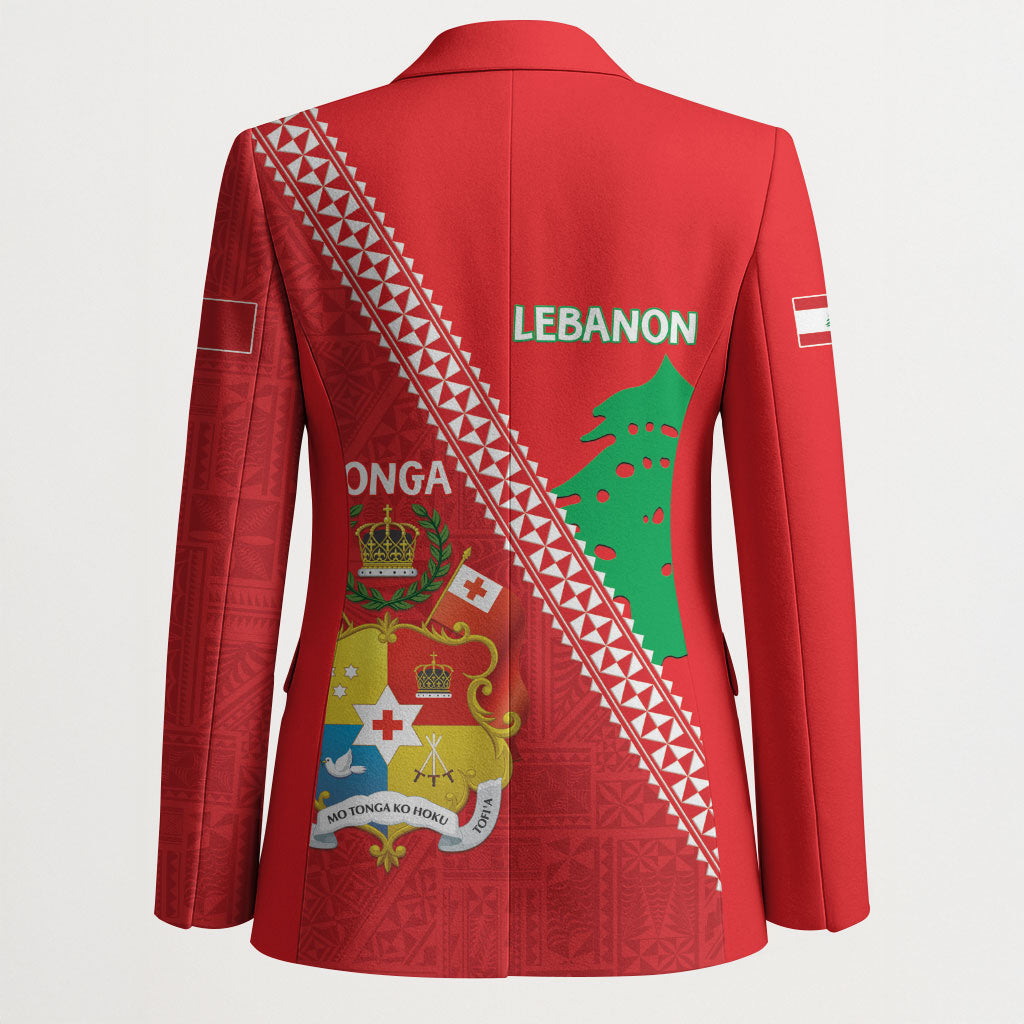 Tonga And Lebanon Blazer 2026 Together Half Style LT14 - Polynesian Pride