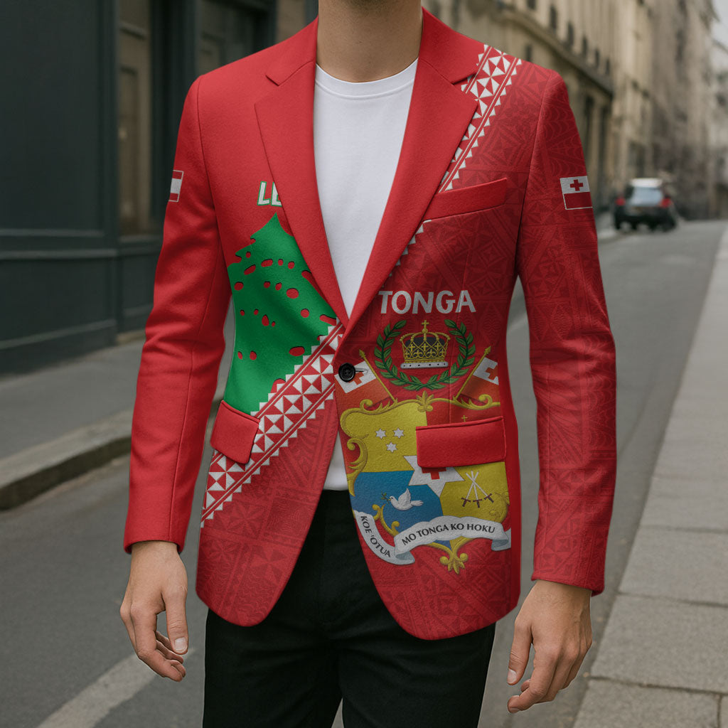 Tonga And Lebanon Blazer 2026 Together Half Style LT14 - Polynesian Pride
