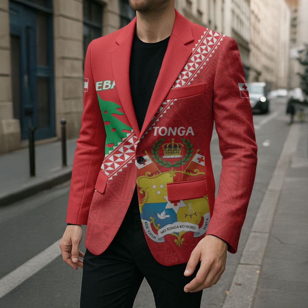 Tonga And Lebanon Blazer 2026 Together Half Style LT14 - Polynesian Pride