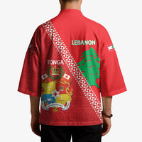 Tonga And Lebanon Kimono 2026 Together Half Style LT14 - Polynesian Pride