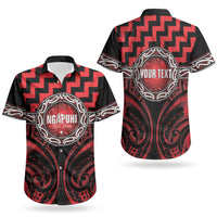 Aotearoa Ngapuhi Personalised Couples Matching Summer Maxi Dress and Hawaiian Shirt Maori Iwi Poutama Puhoro Tattoo