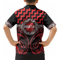 Aotearoa Ngapuhi Personalised Hawaiian Shirt Maori Iwi Poutama Puhoro Tattoo