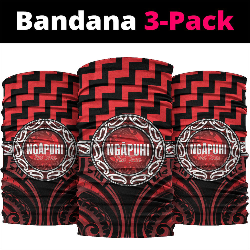 Aotearoa Ngapuhi Neck Gaiter Maori Iwi Poutama Puhoro Tattoo