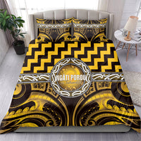 Aotearoa Ngati Porou Bedding Set Maori Iwi Poutama Puhoro Tattoo