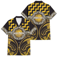 Aotearoa Ngati Porou Personalised Family Matching Summer Maxi Dress and Hawaiian Shirt Maori Iwi Poutama Puhoro Tattoo