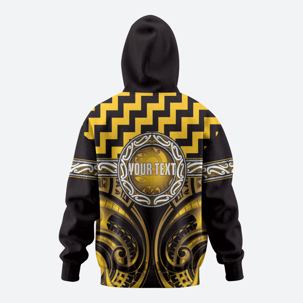 Aotearoa Ngati Porou Personalised Hoodie Maori Iwi Poutama Puhoro Tattoo