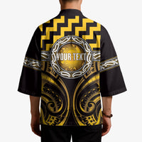 Aotearoa Ngati Porou Personalised Kimono Maori Iwi Poutama Puhoro Tattoo
